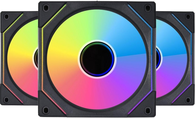 Lian Li Uni Fan SL-Infinity 61.3 CFM 120 mm Fans 3-Pack