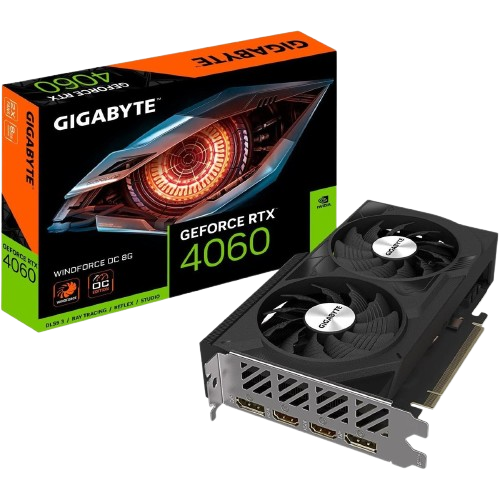 Gigabyte WINDFORCE OC GeForce RTX 4060 8 GB Video Card